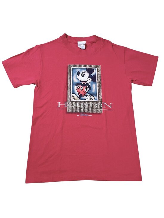 The Disney Store Other - Vintage Men’s Disney Store Mickey Mouse Houston Graphic T Shirt‎ Red Small